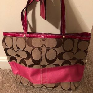 Authentic Coach tote bag